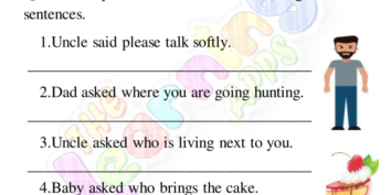 Quotation Marks Worksheets 07