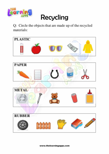 Recycle Worksheet 01