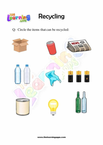 Recycle Worksheet 06
