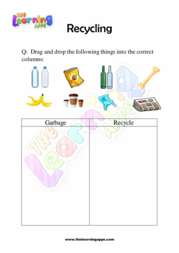 Recycle Worksheet 09