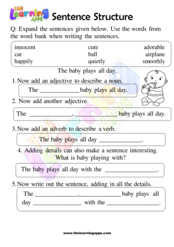Sentence Structure Worksheet 10