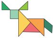 Tangram Cow Shapes
