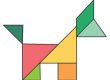 Tangram Dog Shape
