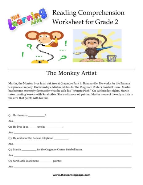 The Monkey Artist Comprehension