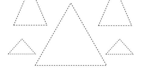 Trazar la hoja de trabajo del triángulo Trazar la hoja de trabajo del triángulo
