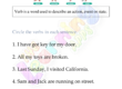 verb worksheet for grade 1