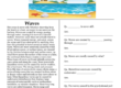 Waves Comprehension Worksheet