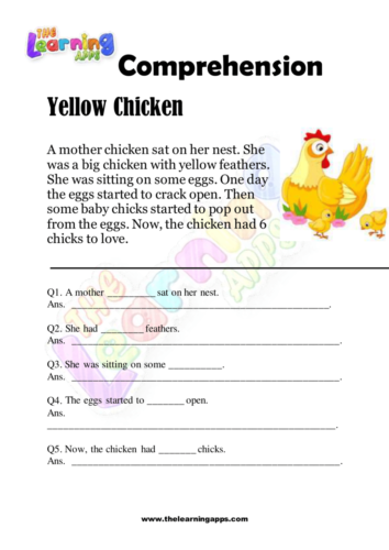 Comprensión de pollo amarillo
