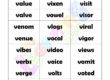 5 LETTER WORD STARTING WITH V