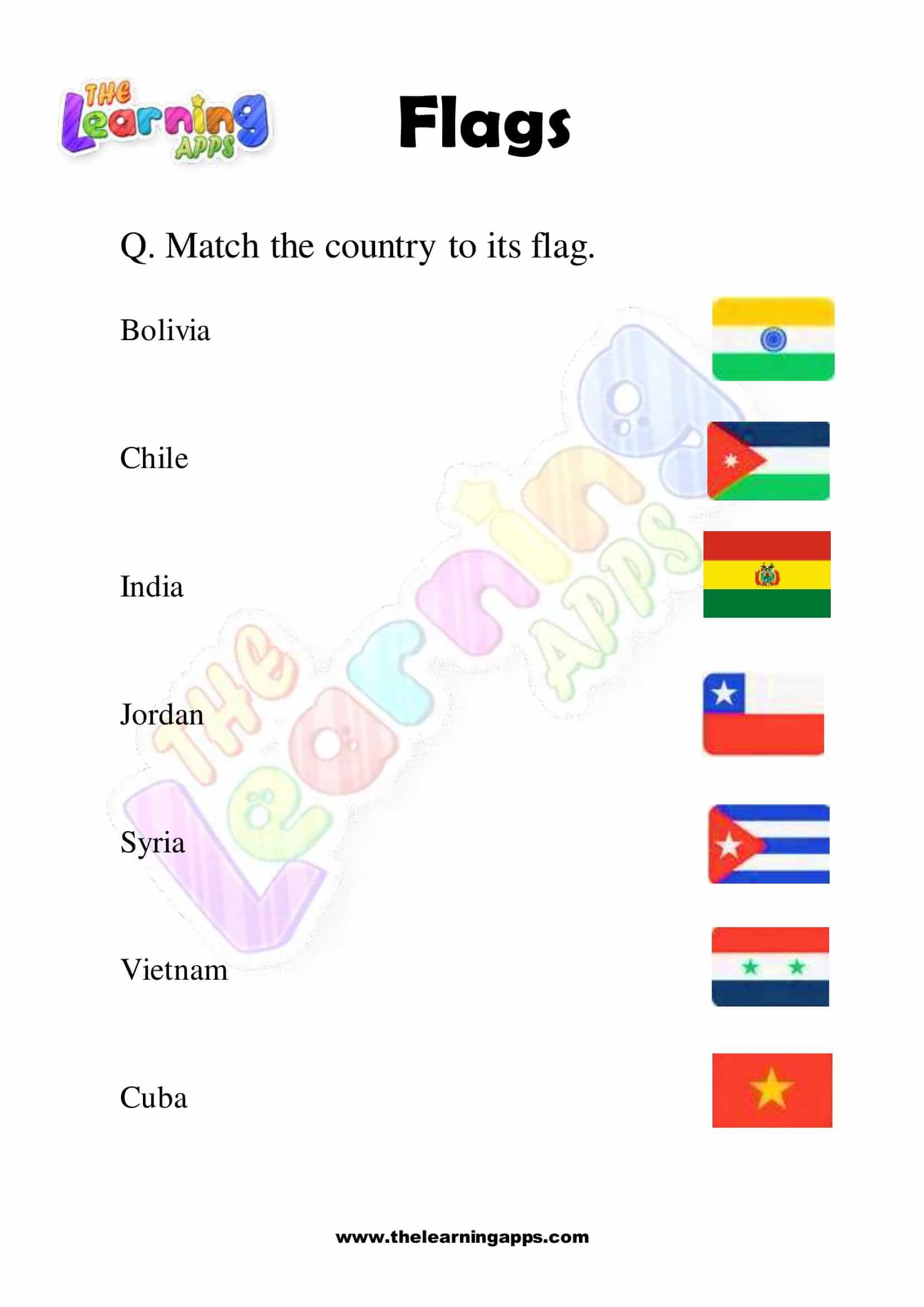 Flag Worksheet 02