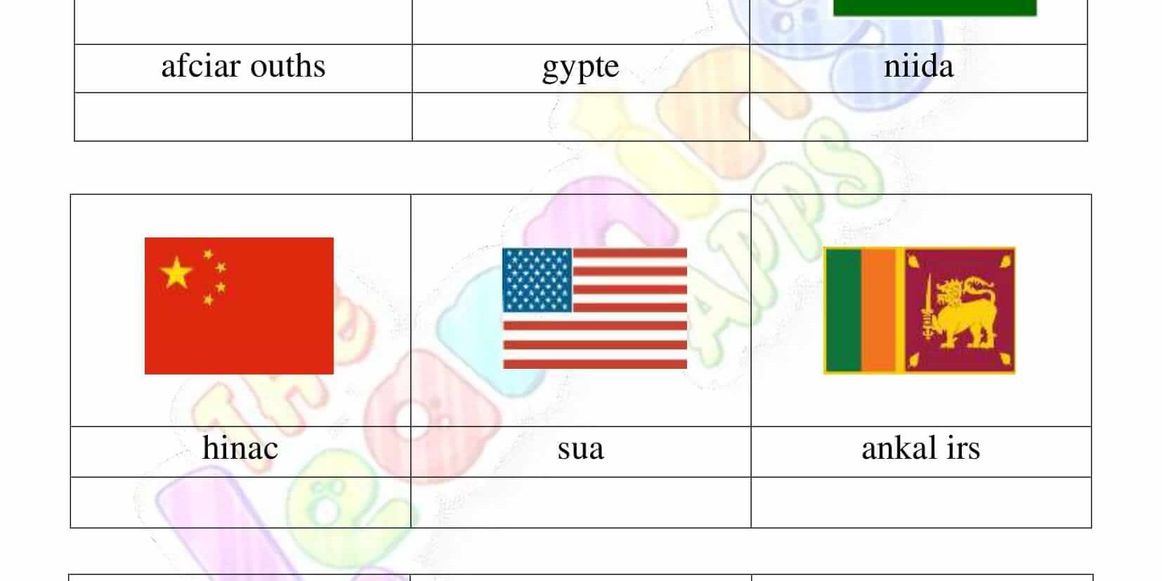 Countries around the world 09