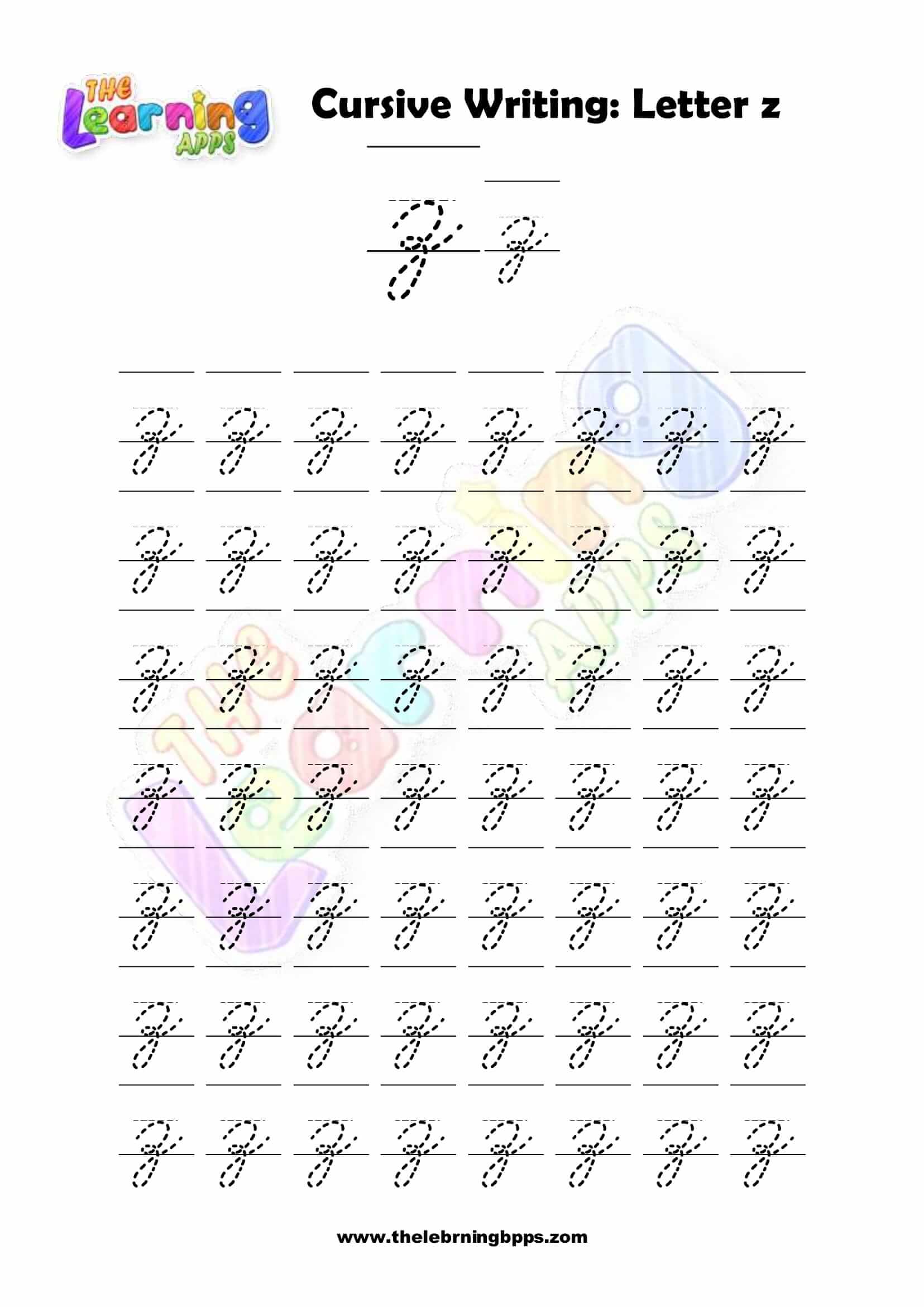 Cursive Writing A To Z Printable Infoupdate Cursive Writing A To Z Printable Infoupdate