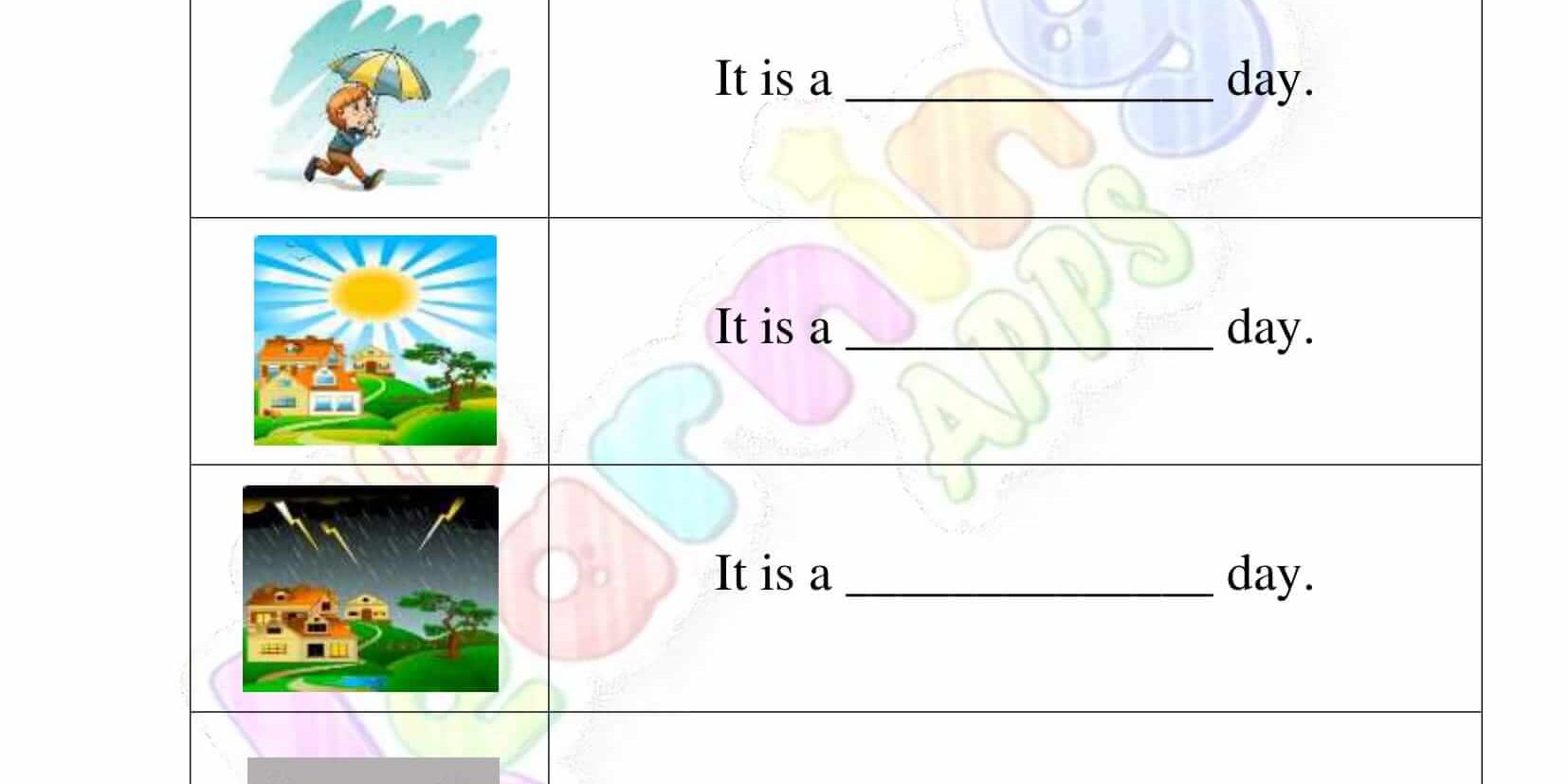 Weather and Seasons 07