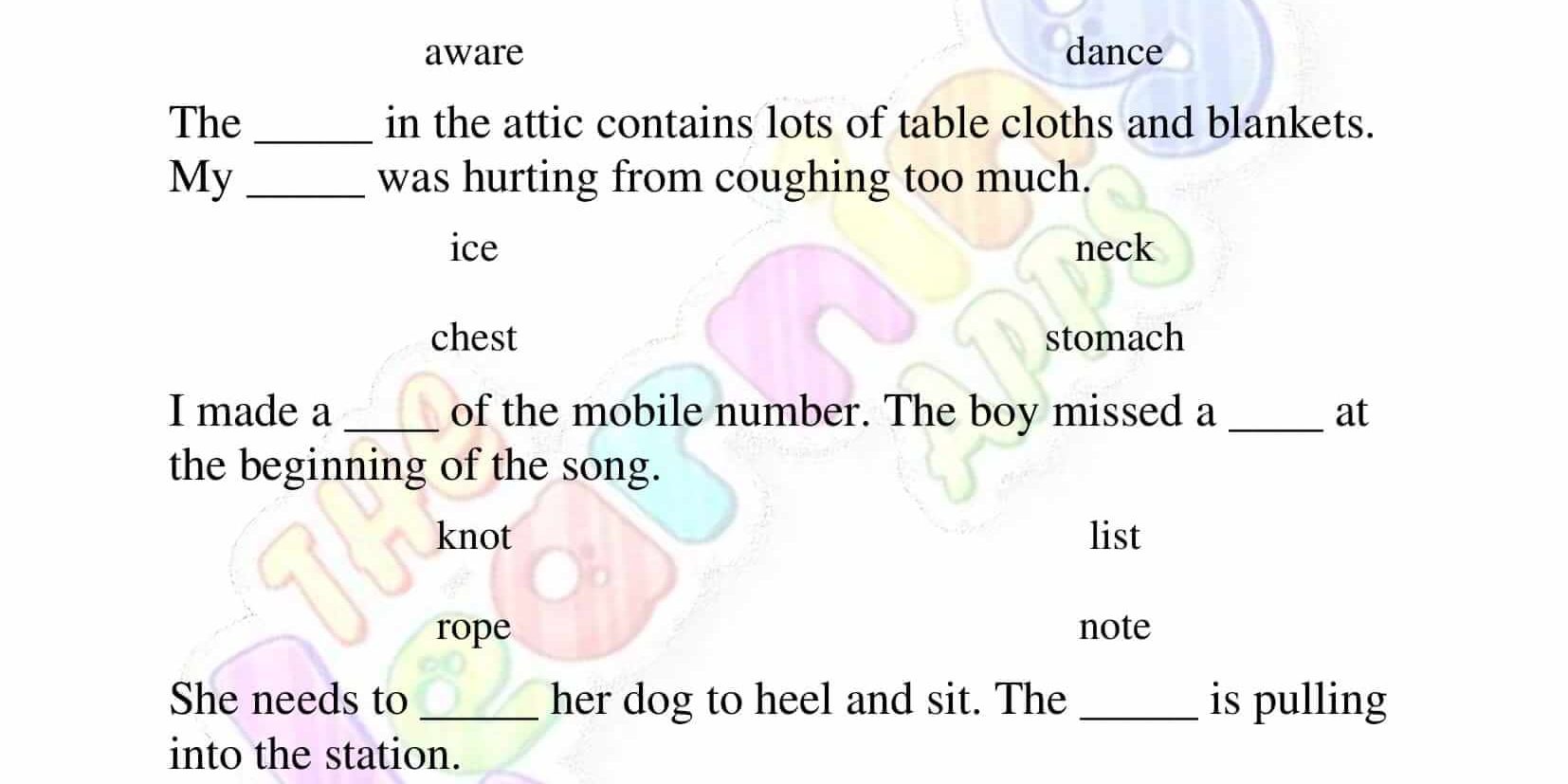 Multiple Meaning Words – Grade 3 – Activity 3 Multiple Meaning Words - Grade 3 - Activity 3