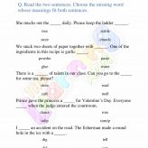 كلمات متعددة المعنى - الصف 3 - النشاط 5