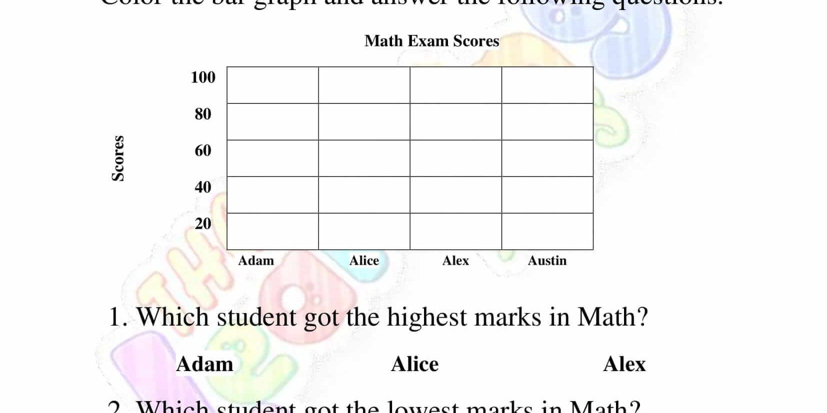ਡੇਟਾ ਅਤੇ ਗ੍ਰਾਫਿੰਗ - ਗ੍ਰੇਡ 3 - ਗਤੀਵਿਧੀ 5 ਡੇਟਾ ਅਤੇ ਗ੍ਰਾਫਿੰਗ - ਗ੍ਰੇਡ 3 - ਗਤੀਵਿਧੀ 5