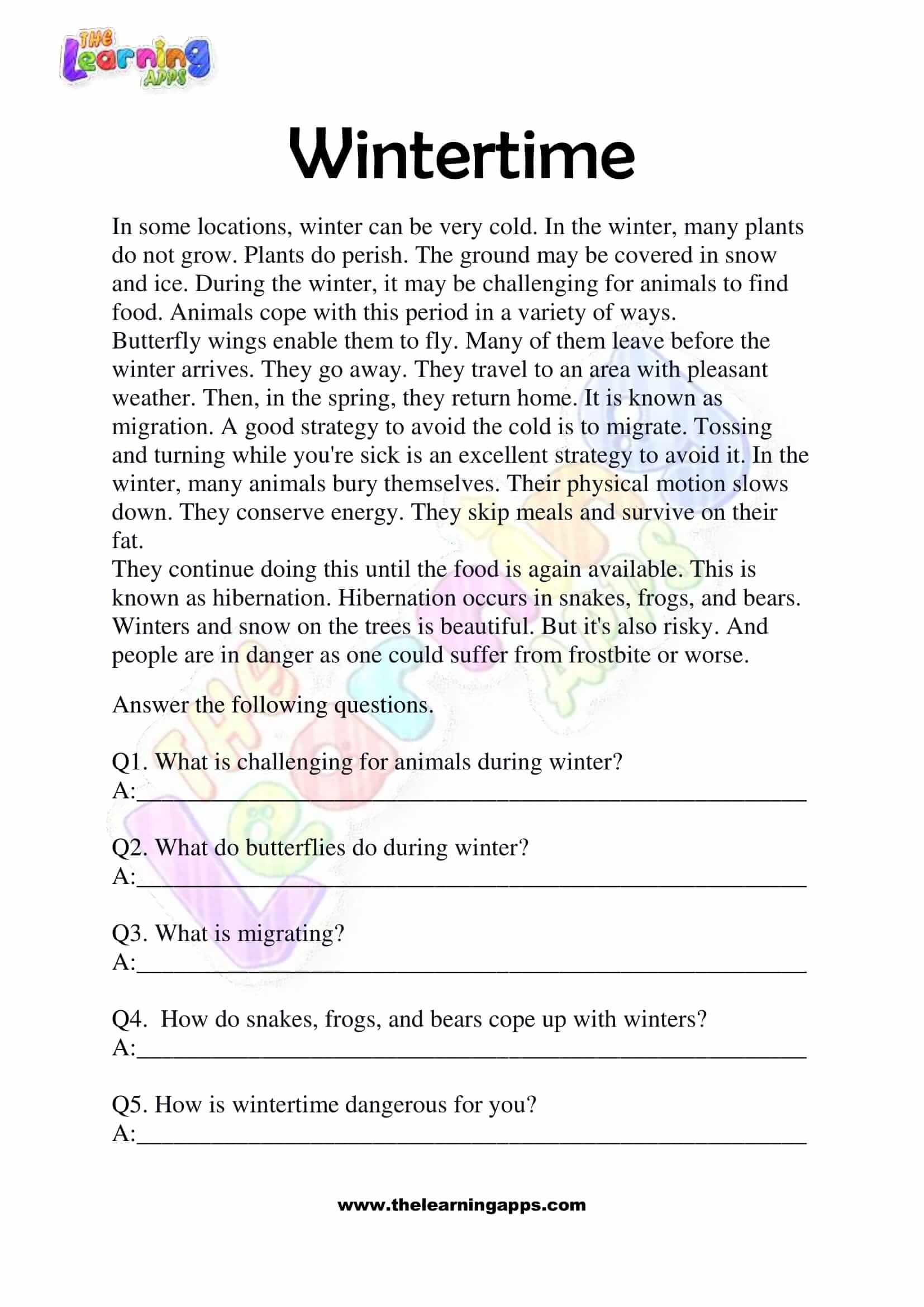 Free Non Fiction Reading Passages Worksheets for Grade 3
