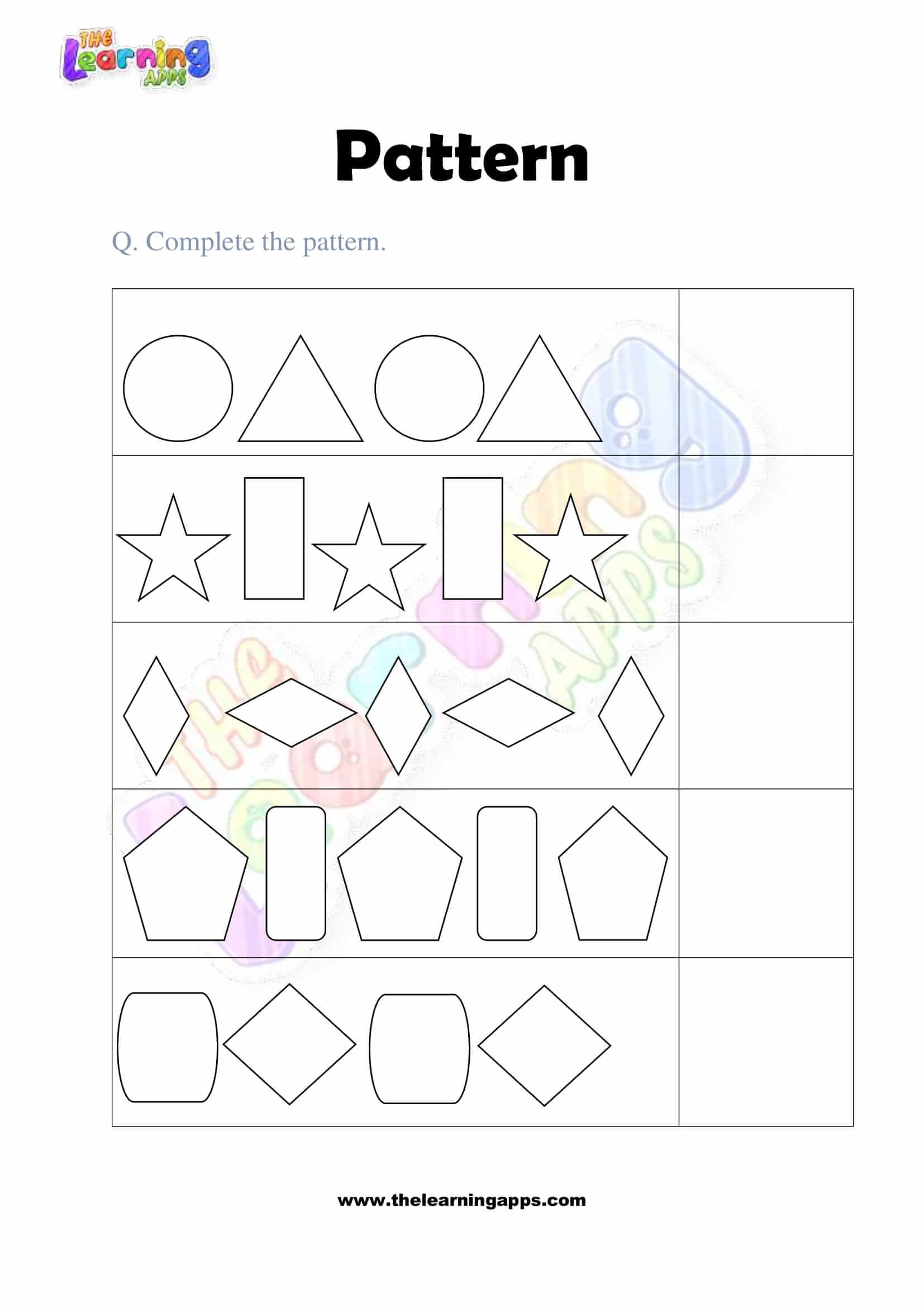 Download Free Patterns Worksheets For Grade 2