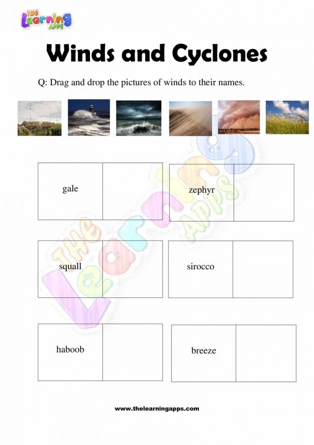 Winds and Cyclones - Grade 2 - Activity 5