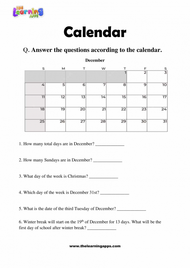 Calendar-Worksheets-Grade-3-Activity-7