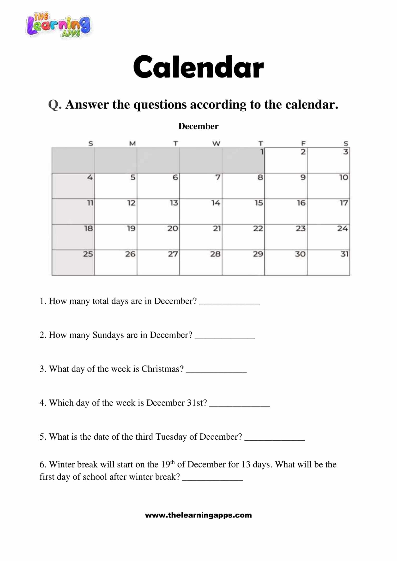 Calendar-Worksheets-Grade-3-Activity-7