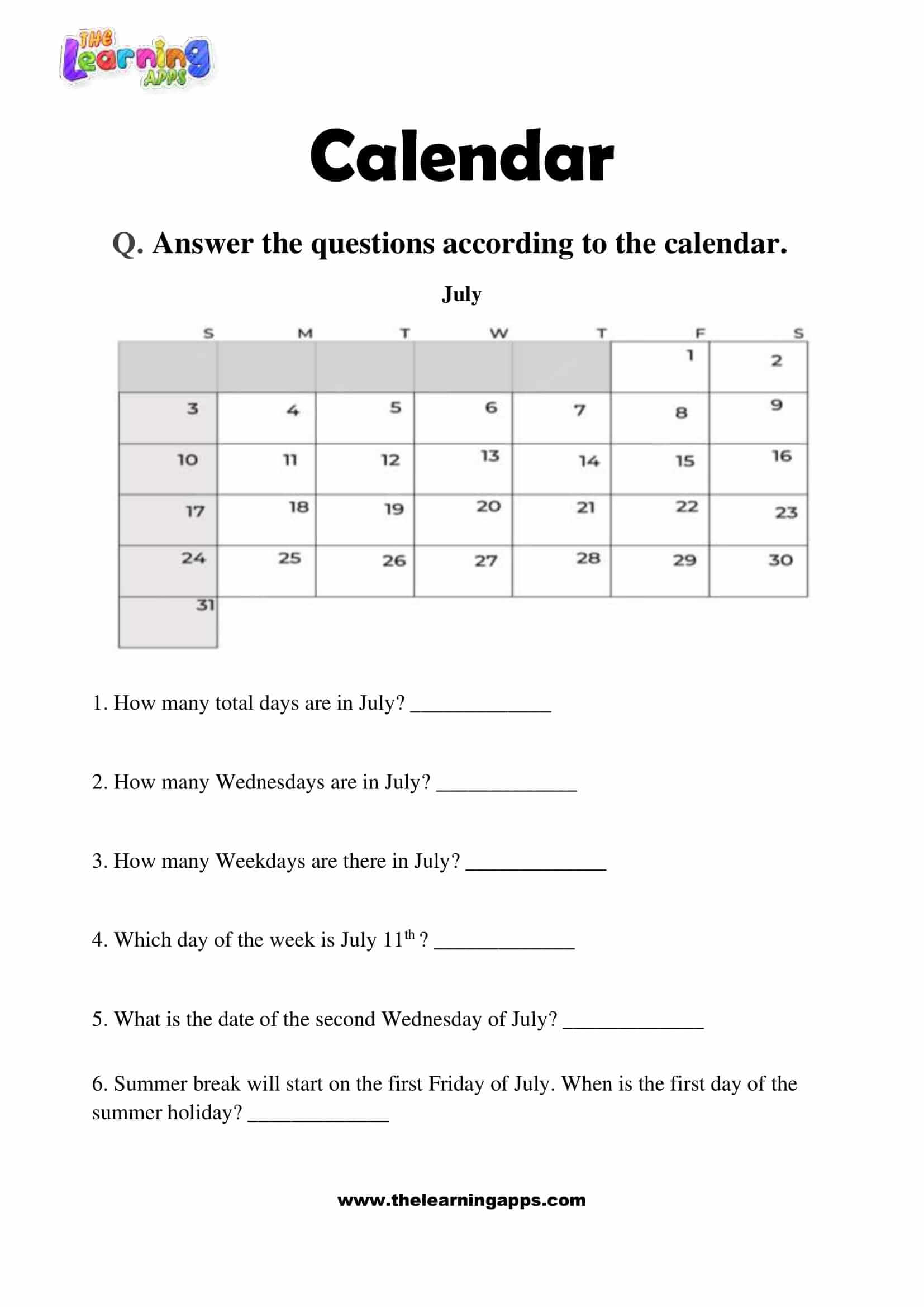 Calendar-Worksheets-Grade-3-Activity-8