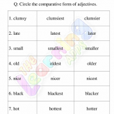 Komparativ-Adjektive-Arbeitsblätter-Klasse-3-Aktivität-10