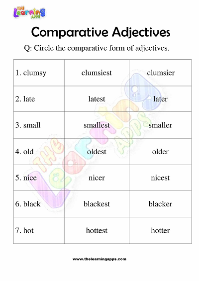 Comparative-Adjectives-Worksheets-Grade-3-Activity-10