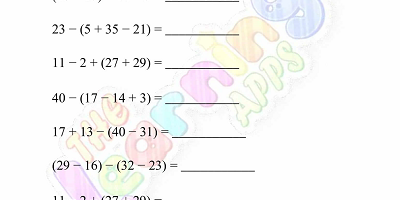 Order-of-Operations-Worksheets-Grade-3-Activity-6 Order-of-Operations-Worksheets-Grade-3-Activity-6