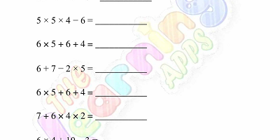 Order-of-Operations-Worksheets-Grade-3-Activity-9 Order-of-Operations-Worksheets-Grade-3-Activity-9