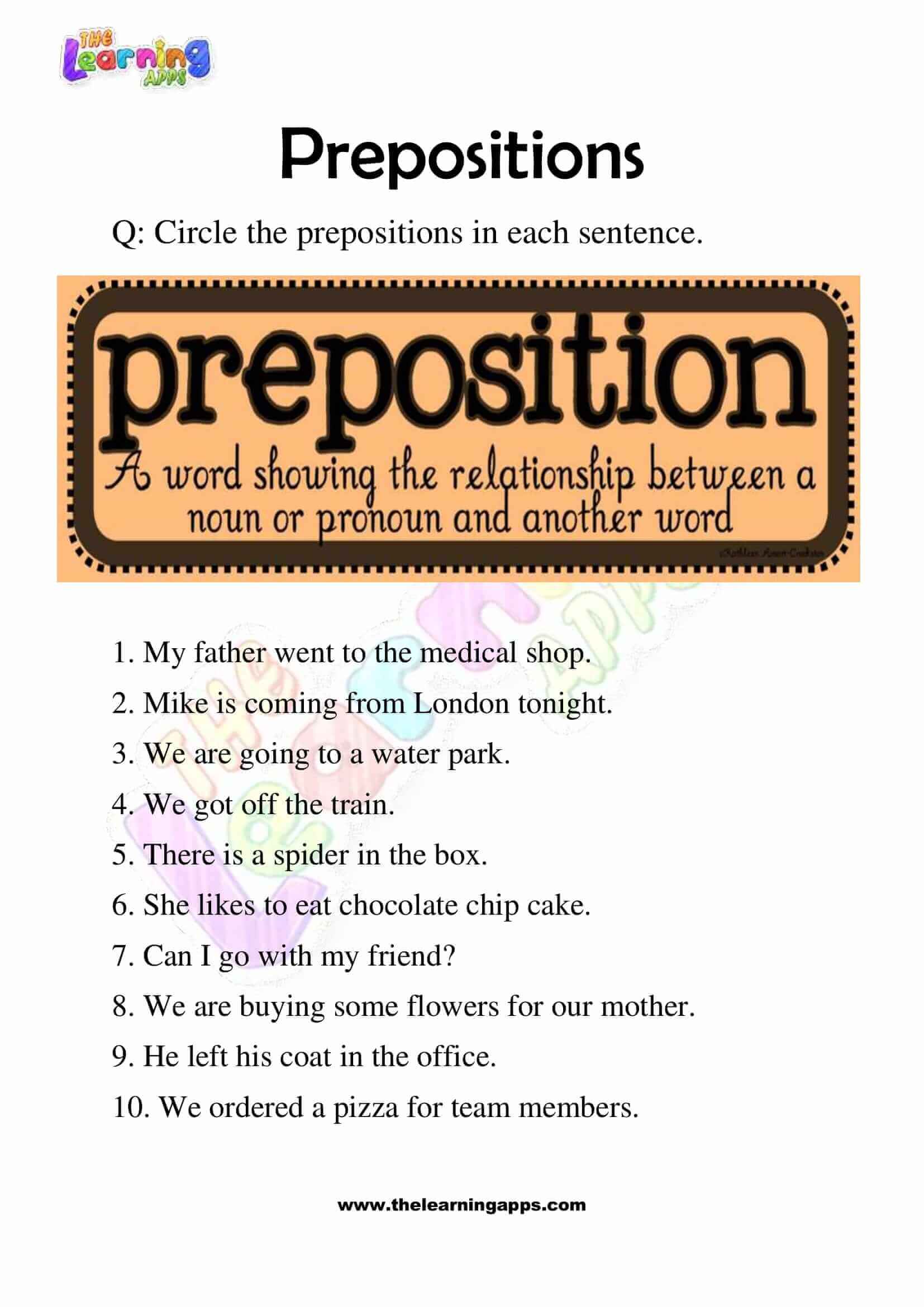 Prepositions-Worksheets-Grade-3-Activity-2