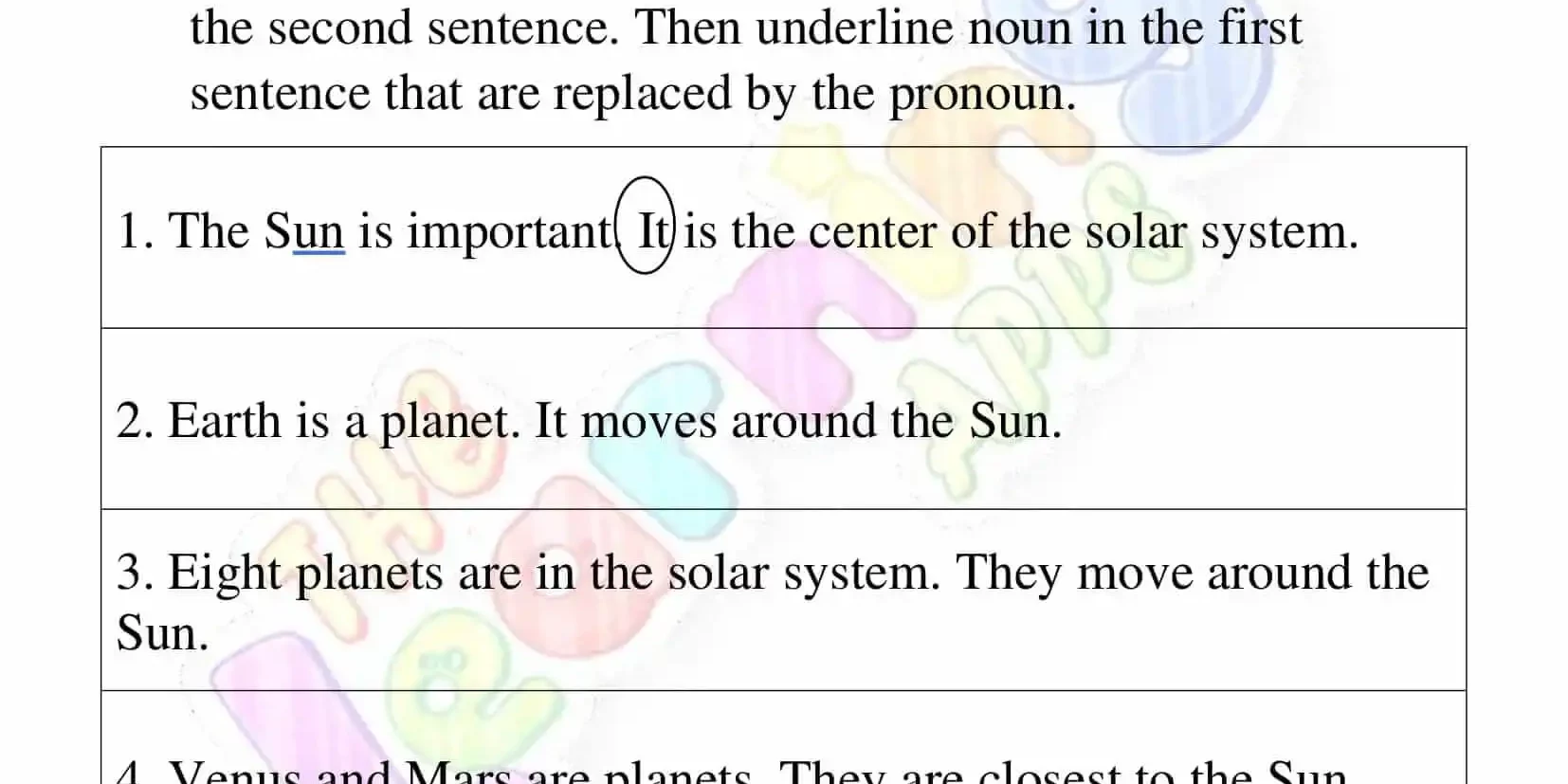 Pronoun-Worksheets-Grade-3-Activity-1