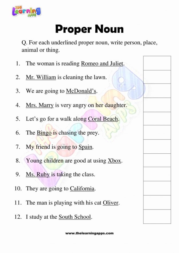 Proper-Noun-Worksheets-Grade-3-Activity-3