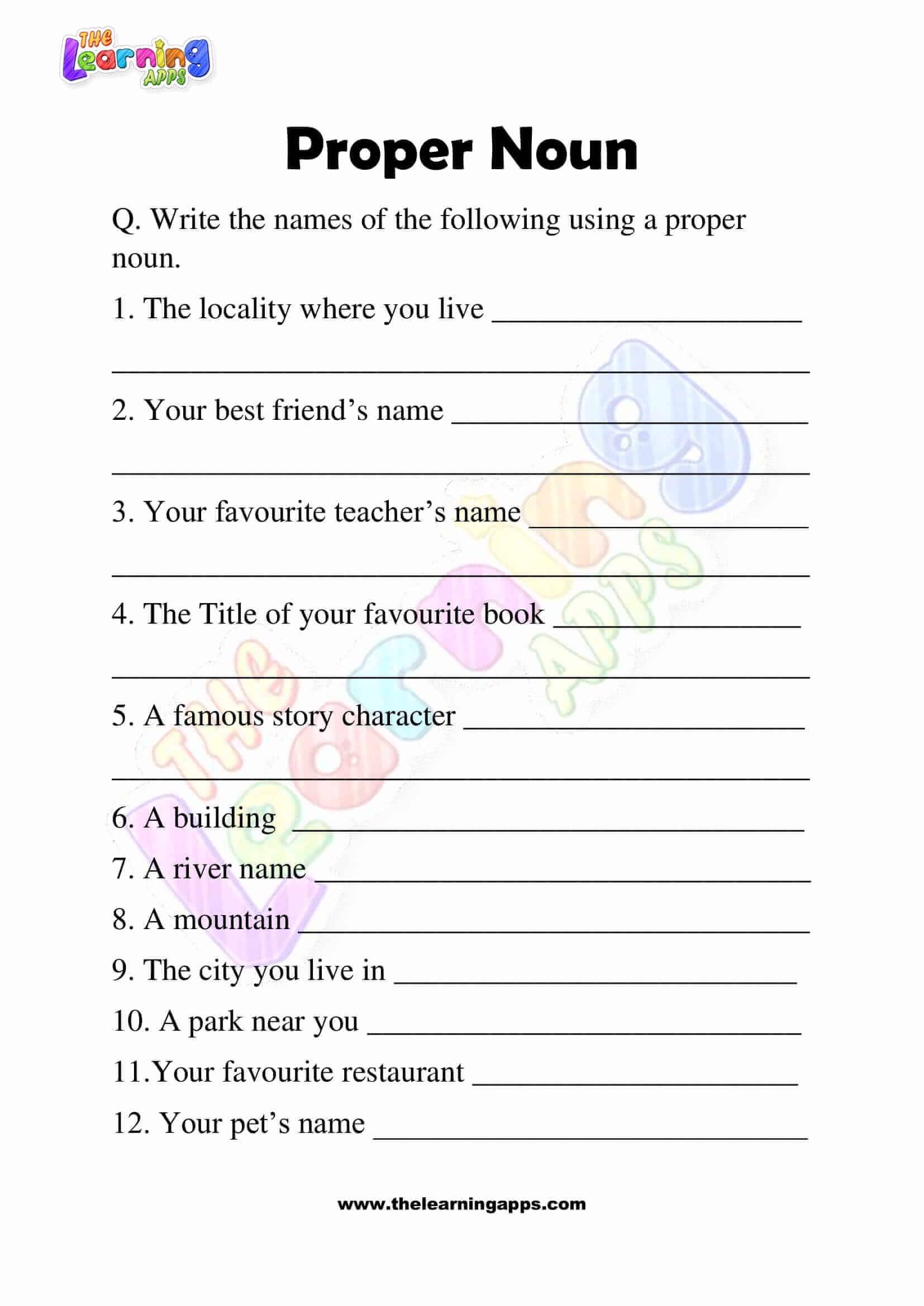 Proper-Noun-Worksheets-Grade-3-Activity-6