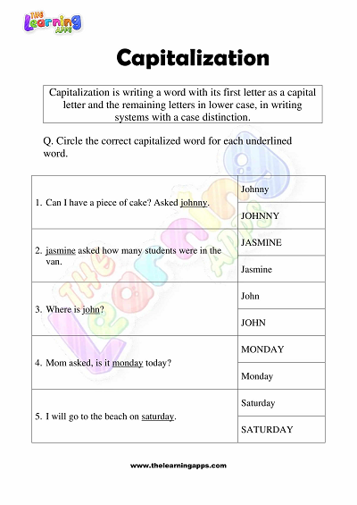 Capitalization-Worksheets-Grade-2-Activity-4
