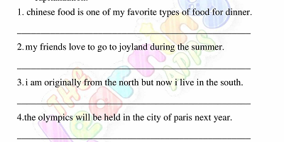 Capitalization-Worksheets-Grade-3-Activity-3 Capitalization-Worksheets-Grade-3-Activity-3