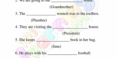 Possessive-Noun-Worksheets-Grade-3-Activity-4 Possessive-Noun-Worksheets-Grade-3-Activity-4