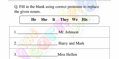 Pronoun-Antecedent-Agreement-Worksheets-Grade-3-Activity-1 Pronoun-Antecedent-Agreement-Worksheets-Grade-3-Activity-1