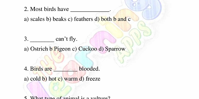 Birds-Worksheets-Grade-3-Activity-3 Birds-Worksheets-Grade-3-Activity-3