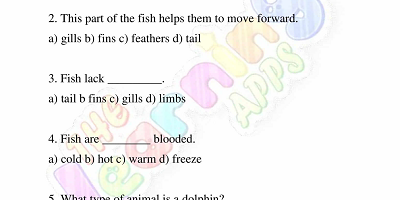 Fish-Worksheets-Grade-3-Activity-2 Fish-Worksheets-Grade-3-Activity-2
