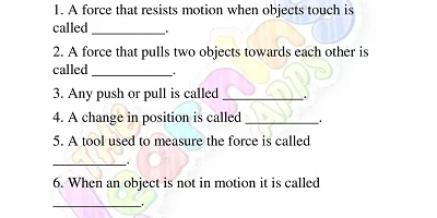 Force-and-Motion-Worksheets-Grade-3-Activity-1