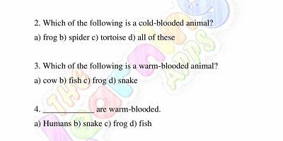 Warm-and-Cold-Blooded-Animals-Worksheets-Grade-3-Activity-3
