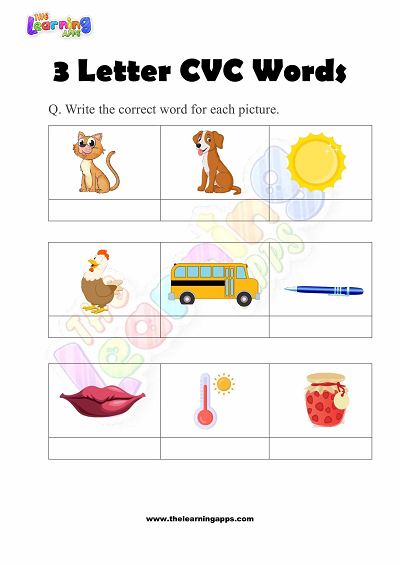 3-Letter-CVC-Words-Worksheets-for-Preschool-Activity-3