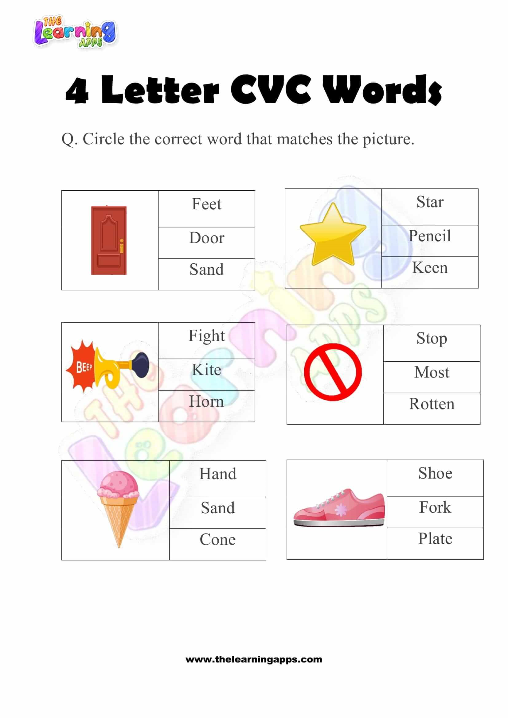 4-Letter-CVC-Words-Worksheets-for-Kindergarten-Activity-10