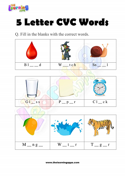 5-Letter-CVC-Words-Worksheets-for-Kindergarten-Activity-3
