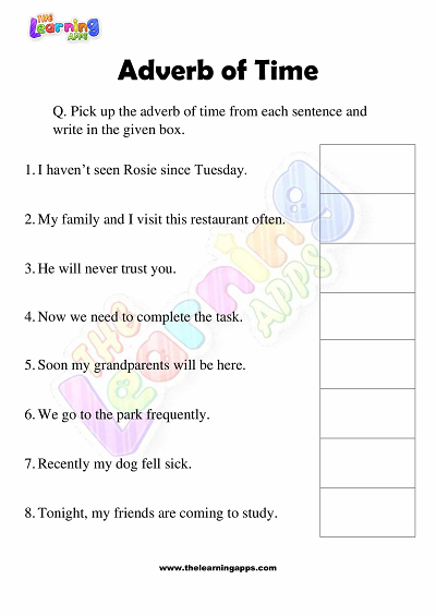 Adverb-of-Time-Worksheets-for-Grade-3-Activity-4