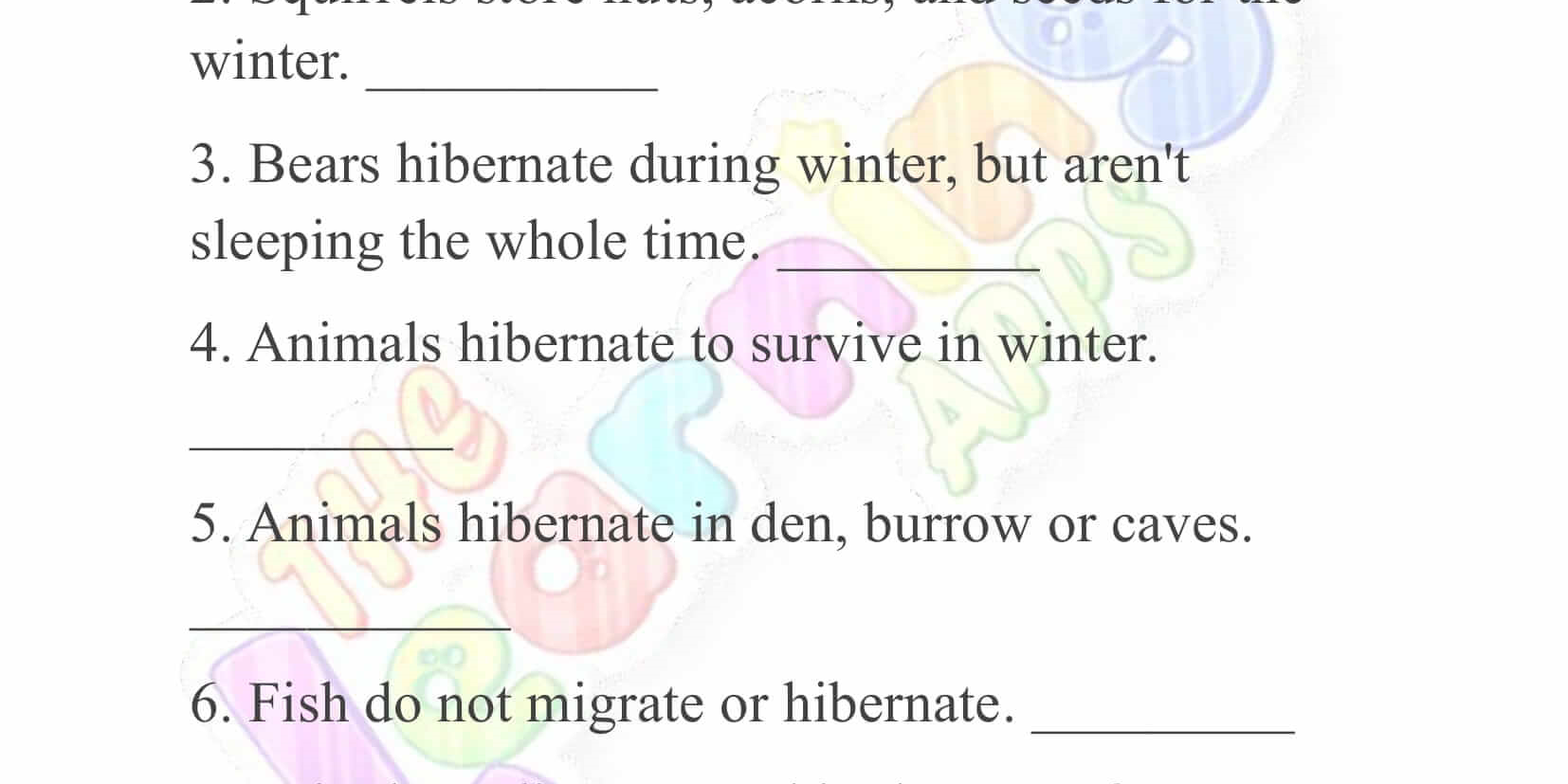 Hibernation-Worksheets-for-Grade-3-Activity-3 Hibernation-Worksheets-for-Grade-3-Activity-3