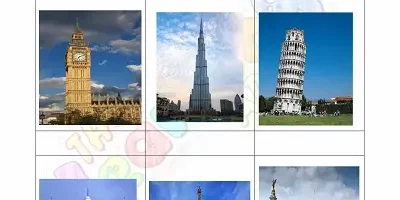 Landmarks-and-Monuments-Worksheets-for-Grade-3-Activity-1 Landmarks-and-Monuments-Worksheets-for-Grade-3-Activity-1