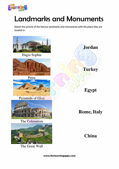 Landmarks-and-Monuments-Worksheets-for-Grade-3-Activity-3