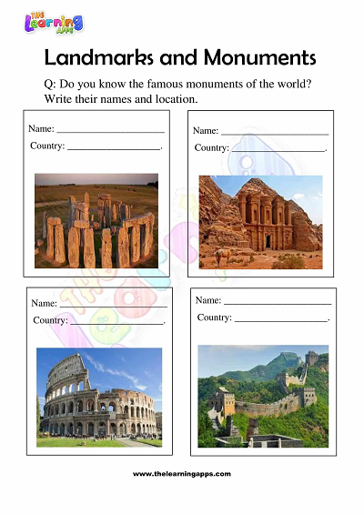 Landmarks-and-Monuments-Worksheets-for-Grade-3-Activity-5
